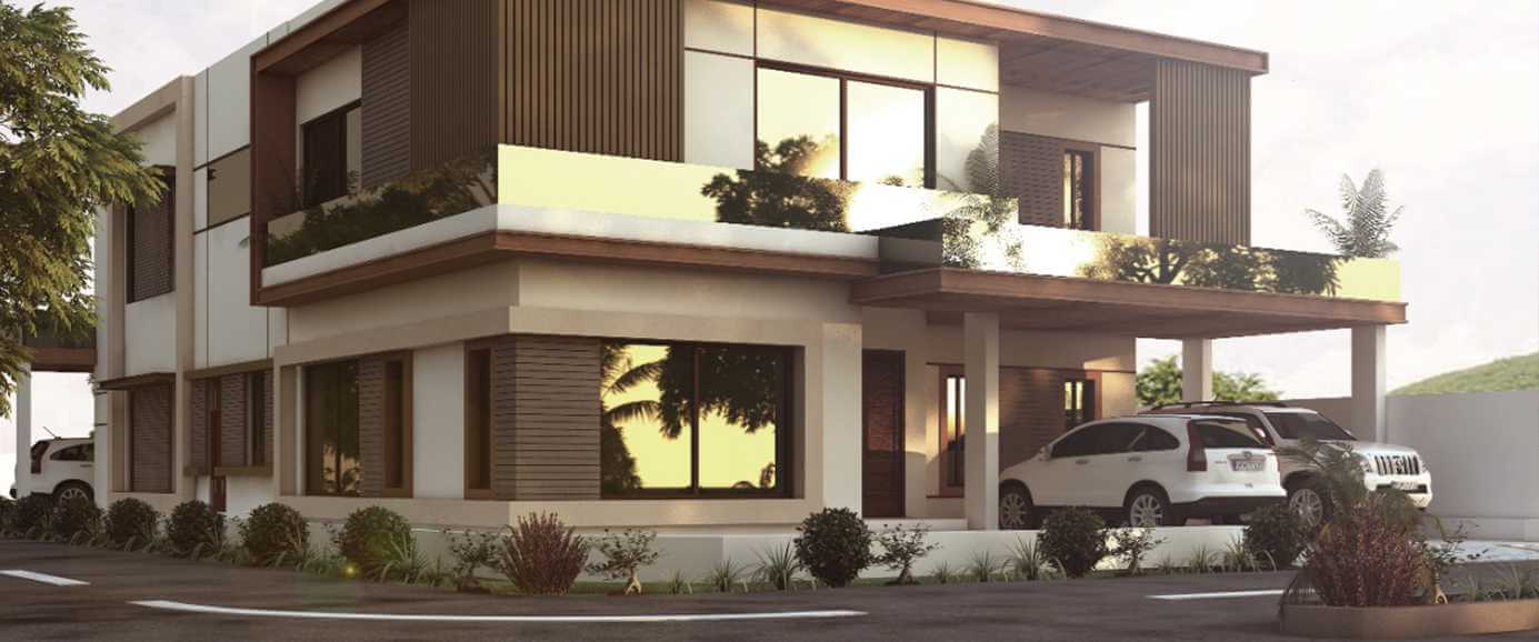 3D House Front Elevation